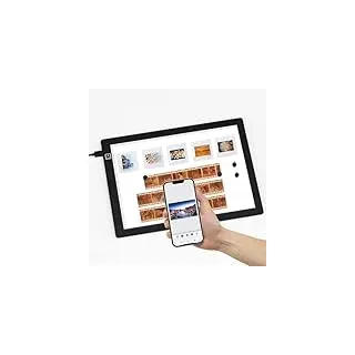 Magnetisch Diascanner Ultradünner Dimmbar - 5600K - 30 x 21 Zentimeter - Hintergrundbeleuchtung zum Umwandeln von Dia und Negativ in digitales Bild