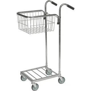 Kongamek Mini- Servierwagen Verzinkt Mit Korb 415x355x220mm Und Bremse
