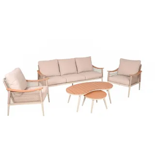 Garden Pleasure TULUM Set 7-tlg. Beige