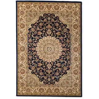Orientteppich Kaschan 80 x 150 cm Polypropylen Blau