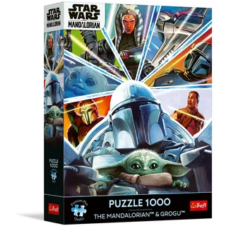 Trefl - Puzzle 1000 Teile, The Mandalorian & Grogu, Premium Plus