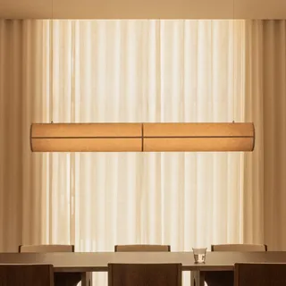 audo copenhagen Hashira Linear 2-flg. 140 cm beige/weiß