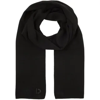Tom Tailor Basic Schal mit Logo-Stickerei Schwarz