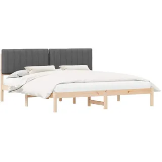 vidaXL Bettgestell 180 x 200 cm Dunkelgrau