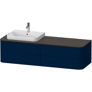 Duravit Waschtischunterschrank 4 Schubkästen 160 x 40,8 cm Nachtblau Seidenmatt