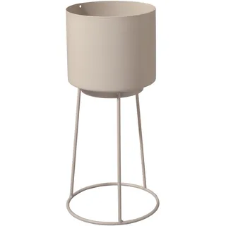 LIVARNO® Planztopf mit Gestell (Beige)
