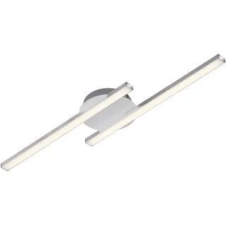 Briloner LED Wand- und Deckenleuchte 55,4 cm aluminium