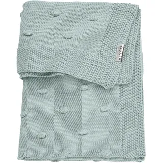 Meyco Baby Babydecke Knots gestrickt 75x100 cm 1.0 TOG, gruen