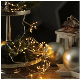 MARELIDA LED-Lichterkette Pusteblume 2 m Gold