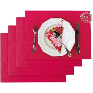 Westmark 4 WESTMARK Platzsets Coolorista rot 32,5 x 45,0 cm