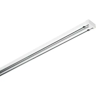 GARDINIA Vorhangschiene Aluminium 2-läufig Ø 0 mm 140 - 225 cm Weiß