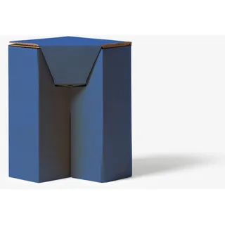 ROOM IN A BOX | Hocker | Nachttisch | Beistelltisch (Blau)