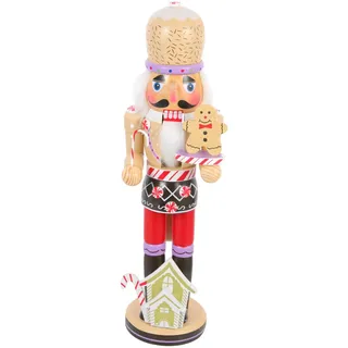 Ciieeo Desktop Holz Nussknacker Weihnachten Tisch Ornament Weihnachten Realistische Nussknacker Figur Puppet Material