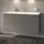 120 x 60 5 x 49 cm Inox Lack Seidenmatt/Inox Glas satiniert