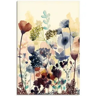 Wandbild ARTLAND "Sonnengetrocknete Blüten I", bunt (farbe bild(er): bunt), B:80cm H:120cm, Bilder, als Alubild, Leinwandbild, Poster in verschied. Größen
