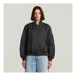 G-Star für Damen. D26973-C143-6484 Gefütterte Bomberjacke schwarz (M), Lässig, Polyamid