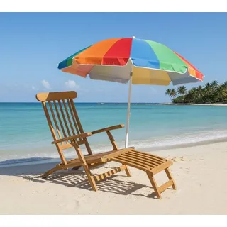Lesli Living Gartenliege Lesli Living Deckchair Derry Teak