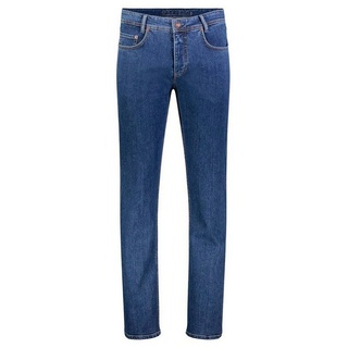 MAC 5-Pocket-Jeans hell-blau (1-tlg) blau