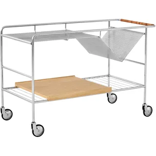 &Tradition Alima NDS1 Servierwagen, chrom / eiche lackiert