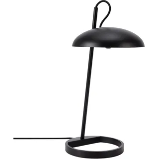 Tischleuchte DESIGN FOR THE PEOPLE "Versale" Lampen Gr. Ø 22,00 cm Höhe: 45,00 cm, schwarz Tischlampen Skandinavischer Minimalismus, weiche Form mit Kontrastdetail