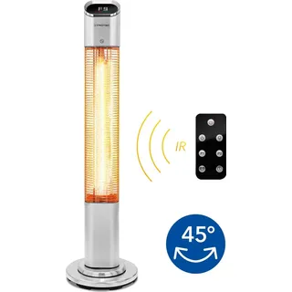Trotec IRS 2050 E Terrassen-Heizstrahler 2 kW Silber