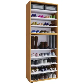 VCM Lona 70 x 183 x 37 cm 9 Fächer / braun