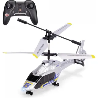 DICKIE RC-Hubschrauber Police Helicopter 2,4GHz RTR blau|silberfarben (201103010)