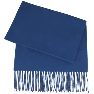 Breiter Schal in blau