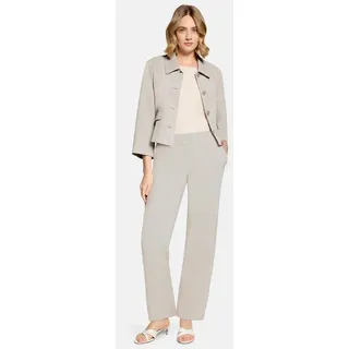 Betty Barclay Blazer-Jacke mit 3/4 Arm in Grau Beige | Gr.: 38