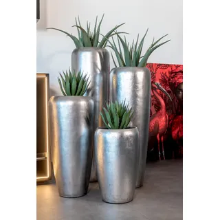 Vase Cleo - Silber - 51 cm
