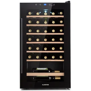 Klarstein Barossa 32 Uno Weinkühlschrank 1 Zone 95 Liter / 36 Flaschen Touch-Display