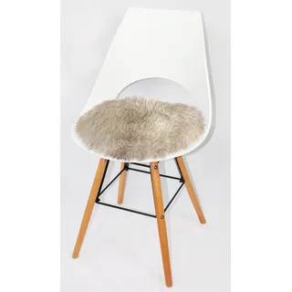 Heitmann-Felle Stuhlkissen Lamm Ø 45 cm Beige