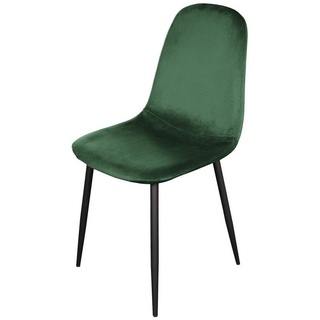 HTI-Living Esszimmerstuhl Stuhl Savannah Velvet Grün (Stück, 1 St), Esszimmerstuhl Samt grün
