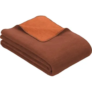 Erwin Müller Matera Kuscheldecke 150 x 230 cm Zimt/Terra