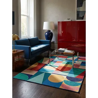 KADIMA DESIGN DAHLIA Wollteppich 180 x 230 cm Bunt