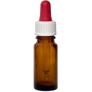50 x Pipettenflaschen 10ml (Braunglas) inkl. Standard-Pipetten DIN 18 Pipettenflasche ***Apothekenqualität, gefertigt nach dem Europäischen Arzneibuch***