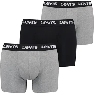 Levi's LEVIS MEN REPEAT LOGO BOXER BRIEF grau S 3er Pack