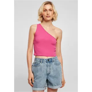 URBAN CLASSICS Tanktop Ladies Cropped Asymmetric Top XS bis 5XL XXL (46/48)