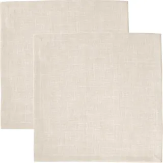 Sander Serviette Loft 2er-Pack fleckabweisend Sand Größe 40x40 cm