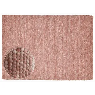 THEKO Alpen Handwebteppich 190 x 290 cm Rot