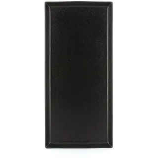 Revol Porcelaine France Platte, Schwarz, Keramik, Rechteckig, 15x1.8x32.5 cm, Essen & Trinken, Geschirr, Teller, Speiseteller