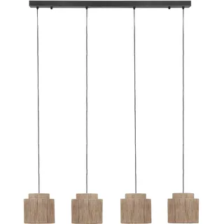 Trio Smilla 4-flg. 121 cm rund/braun/schwarz