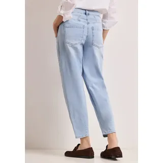 STREET ONE Damen, Gr. 32, Länge 28, ultra bleached wash, Jeans, 98% Baumwolle, 2% Elasthan, unifarben, knöchelfrei, Jeans, aus Baumwolle mit Taschen, Topseller
