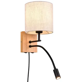 meineWunschleuchte Wandleuchte 30cm Beige