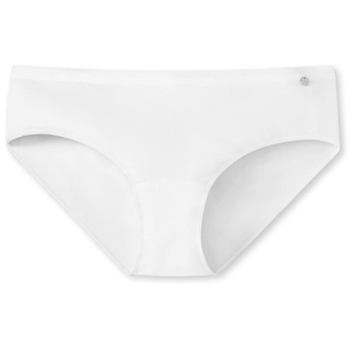 SCHIESSER Damen Hipster - Slip, Pants, Shorts, Cotton Stretch 95/5 Basic, unifbg. Weiß S