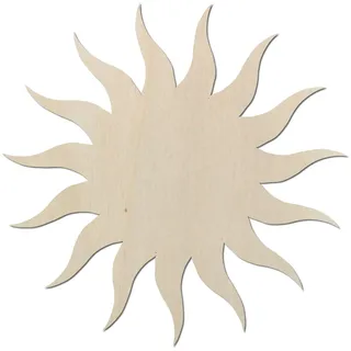 Kleenes Traumhandel - Sonne - Schlafzimmer Deko bis 60 cm Durchmesser aus Holz - Wanddeko Türdeko Kinderzimmer (45 cm, Sonne Typ1)