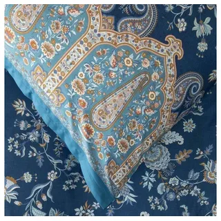 BASSETTI Indian Roses Blau 40 x 80 cm