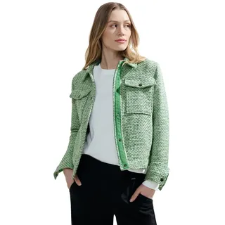 Cecil Damen B212114 Boucle Jacke, celery green, XL - XL
