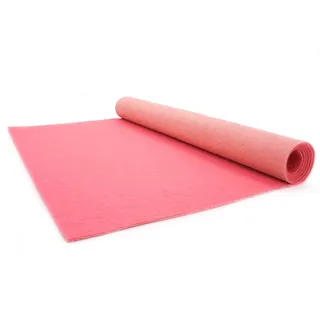 Läufer "PODIUM", rosa (altrosa), B:100cm H:2,6mm L:2.000cm, Polypropylen (PP), PRIMAFLOR-IDEEN IN TEXTIL, Teppiche, Läufer, Breite 100 cm, robuster Nadelfilz, Uni-Farben