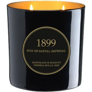 Cereria Molla Bois de Santal Imperial Vegane Wachskerze Glas 2 Dochte - 0.7 kg